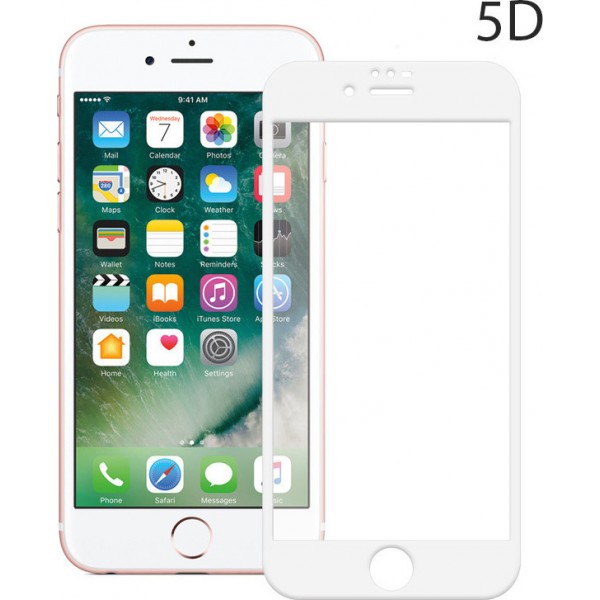Powertech 5D Full Glue Tempered Glass White iPhone 6 TGC-0263